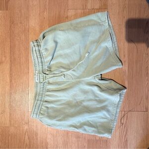 PacSun Tan Athletic Shorts Relaxed Fit Drawstring Waistband